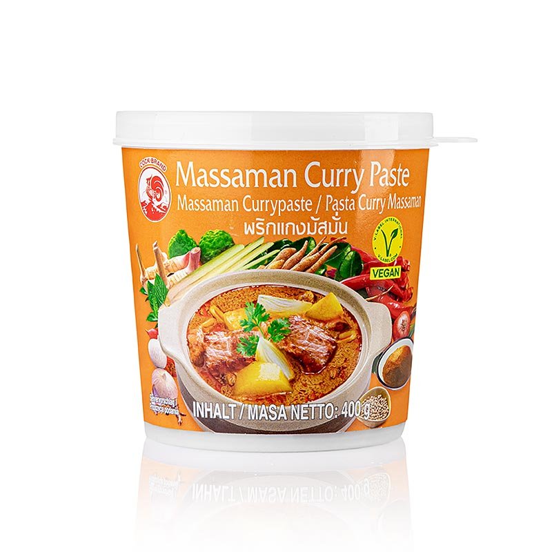 Curry Paste "Massaman" (Thai - Curry), Cock Brand, 400 g | Asia & Ethno Food | thungourmet