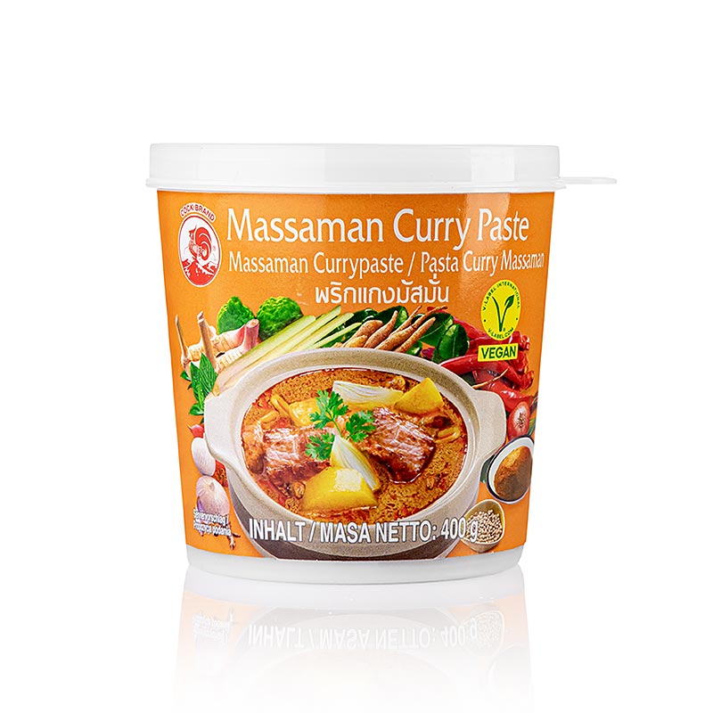 Curry Paste "Massaman" (Thai-Curry), Cock Brand, 400 g