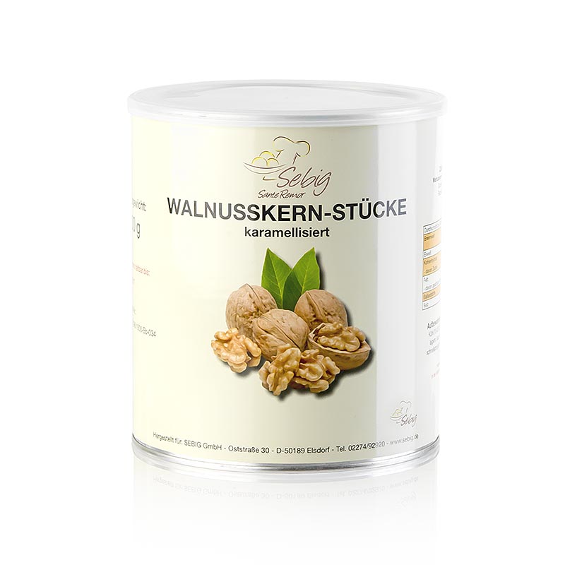 Walnusskern - Stücke, karamellisiert, 500 g | Reis, Hülsenfrüchte, Nüsse, Maronen | thungourmet