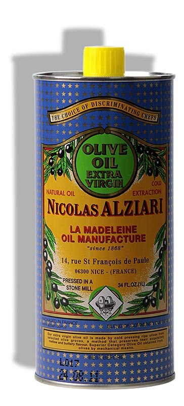 Natives Olivenöl Extra, Fruité Douce, mild, Alziari, 1 l | Essig & Öl | thungourmet