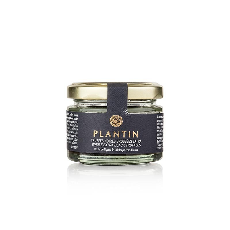 Winteredeltrüffel extra (Tuber Melanosporum), ganze Trüffel, rund, Plantin, 30 g | Trüffel frisch, - Konserven, - Öle, - Produkte | thungourmet