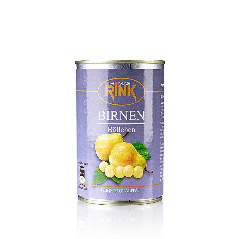 Thomas Rink - Polpettine di pera, leggermente zuccherate, 425 g