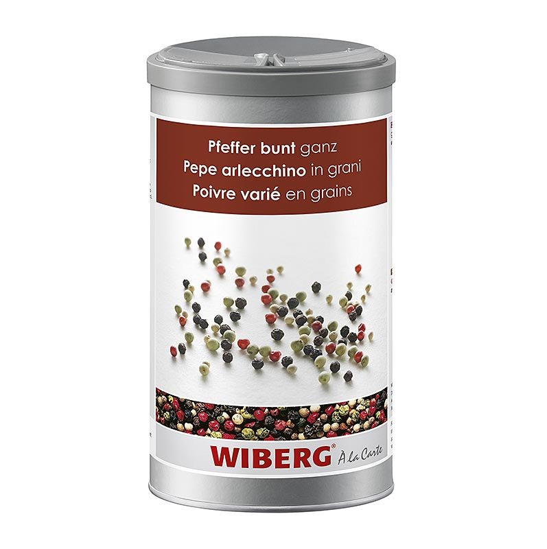 Wiberg Pfeffer bunt, ganz, 550 g | Salz, Pfeffer, Gewürze, Aromen,Trockengemüse | thungourmet