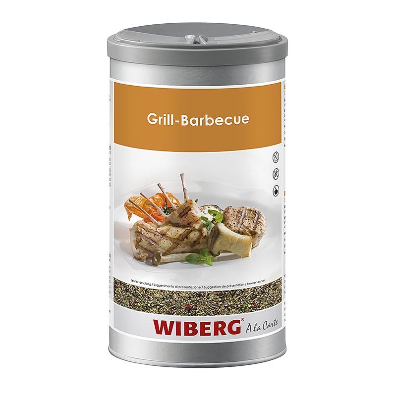 Wiberg Grill Barbecue, Gewürzsalz, 910 g | Salz, Pfeffer, Gewürze, Aromen,Trockengemüse | thungourmet
