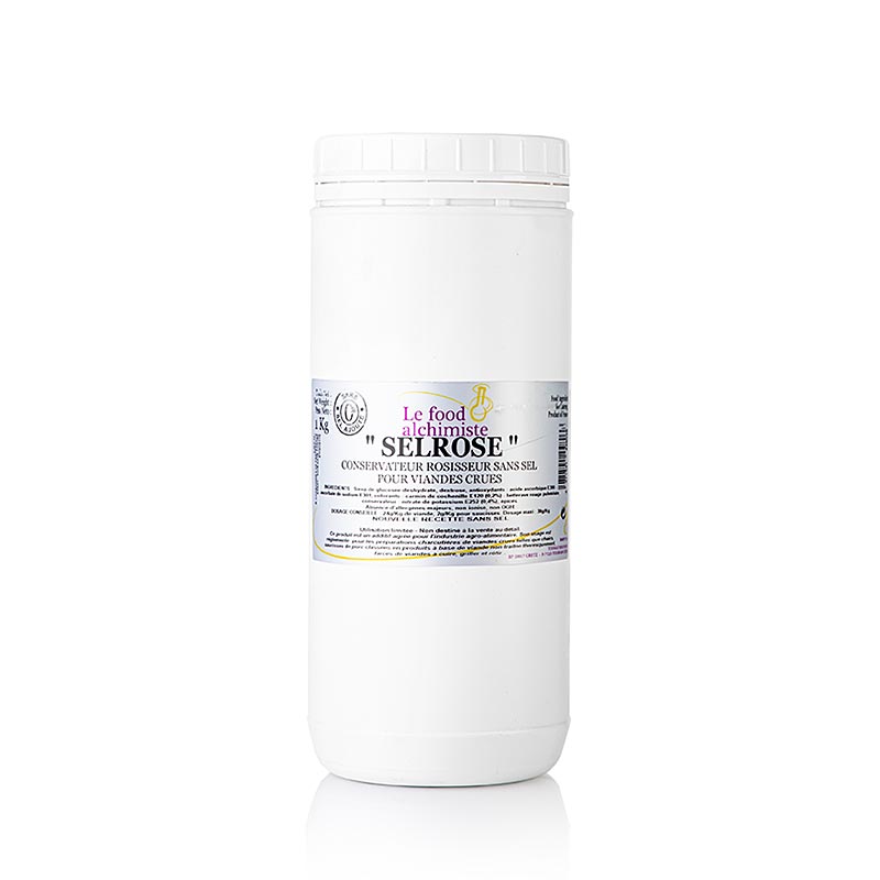 Sel Rose - Colorant et conservateur pour produits carnés, 1 kg