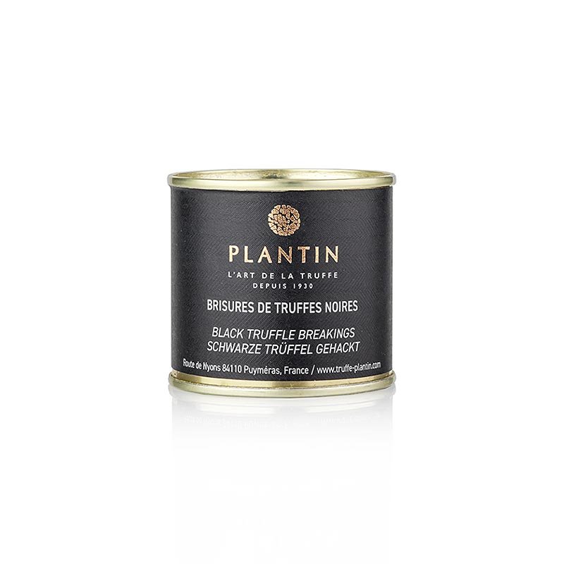 Winteredeltrüffel (Tuber Melanosporum), Brisures, fein gehackt, Plantin, 55 g | Trüffel frisch, - Konserven, - Öle, - Produkte | thungourmet