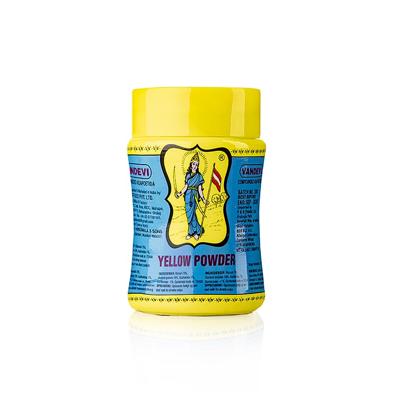 Condimento a base di asafoetida (Polvere gialla - Sporcizia del Diavolo - Herpes - Asafoetida), 50 g