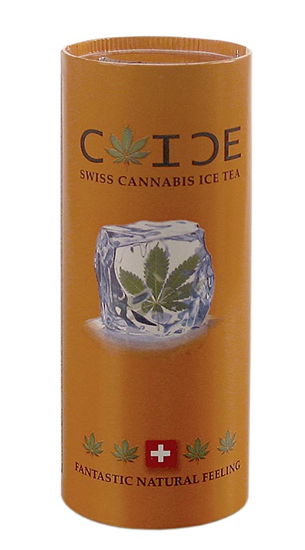 Chillo C-ICE Swiss Cannabis Ice Tea - Eistee mit Hanfgeschmack, 250 ml