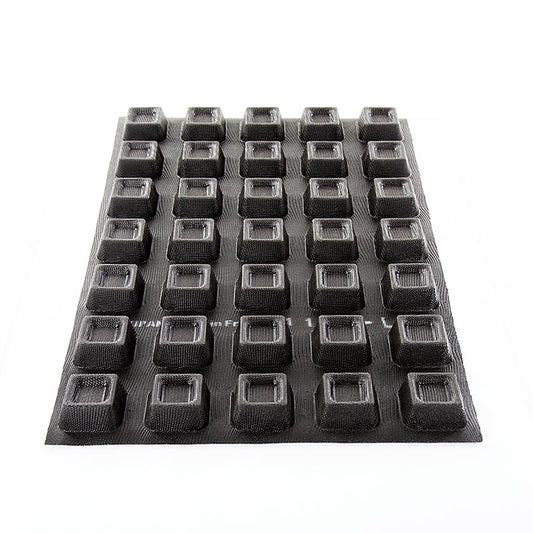 Flexipan Matte 60x40cm, 35 quadratische Savarins 56x56mm, 24mm tief,45ml,No.1105, 1 St