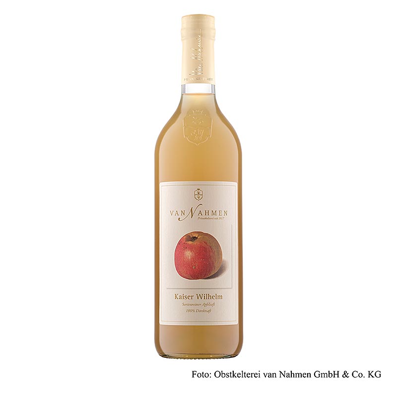 van Nahmen - Kaiser Wilhelm Apfelsaft, 100% Direktsaft, 750 ml