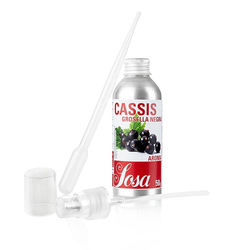 Arôme cassis, liquide, 50 g | Additifs alimentaires | thungourmet