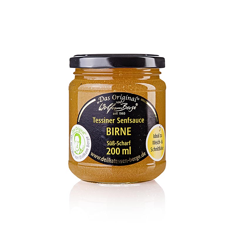 Original Tessiner Birnen-Senf-Sauce, Wolfram Berge, 200 ml