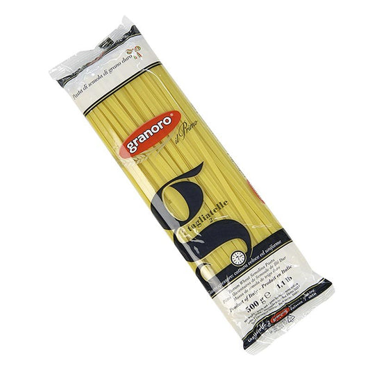 Granoro Tagliatelle, gerade Bandnudel, 5mm, No.2, 12 kg, 24 x 500g | Nudeln, Nudel - Produkte, frisch/getrocknet | thungourmet