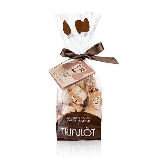 Tartuflanghe Trüffelpralinen "trifulòt", weiße Schokolade, ca. 14g, 200 g | Gebäck, Pralinen, Snacks | thungourmet