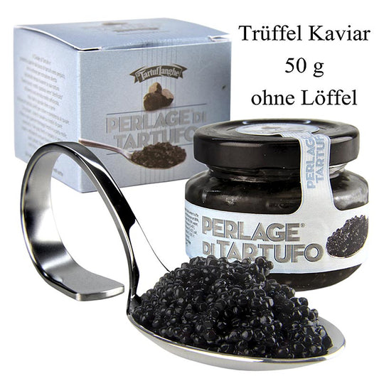 Tartuflanghe Trüffel Kaviar - "Perlage di Tartufo", aus Wintertrüffelsaft, 50 g
