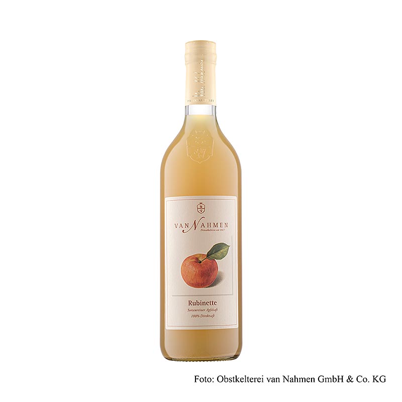 van Nahmen - Succo di mela Rubinette, 100% succo puro, 750 ml