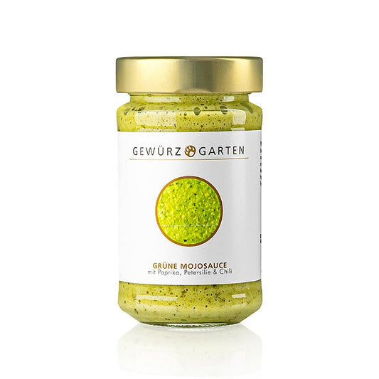 Gewürzgarten Grüne Mojosauce, mit Paprika, Chili und Blattpetersilie, 225 ml