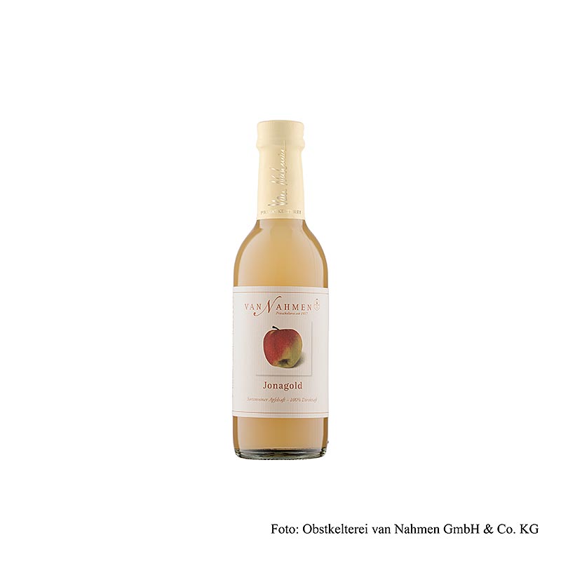 van Nahmen - Succo di mela Jonagold, 100% succo spremuto a freddo, BIO, 250 ml