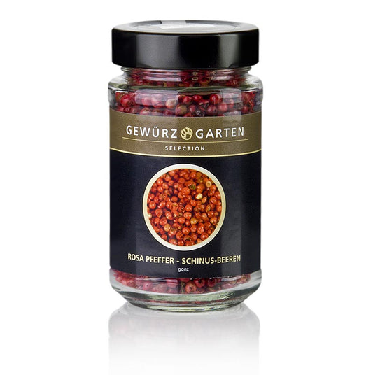 Gewürzgarten Rosa Pfeffer - Schinus Beeren, 65 g | Salz, Pfeffer, Gewürze, Aromen,Trockengemüse | thungourmet