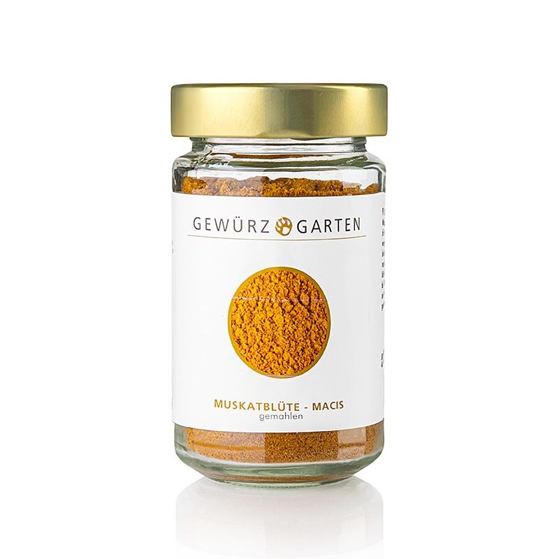 Gewürzgarten Muskatblüte - Macis, gemahlen, 100 g | Salz, Pfeffer, Gewürze, Aromen,Trockengemüse | thungourmet