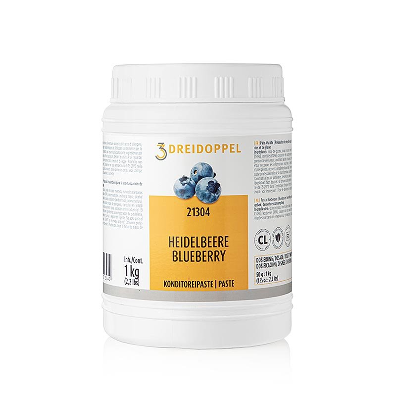 Heidelbeer - Paste, Dreidoppel, No.213, 1 kg | Patisserie, Dessert, Sirup | thungourmet