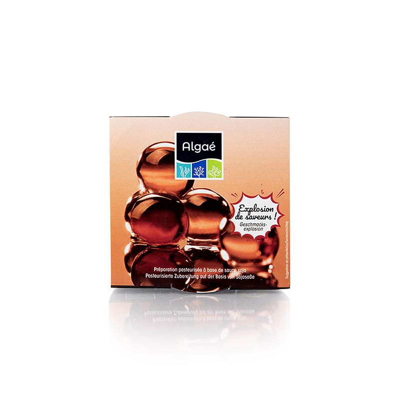 Caviar d'épices "sauce soja", taille des perles 5mm, Sphères, Les Perles, 90 g