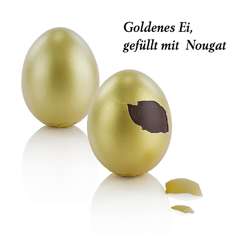 Goldenes Nougat-Ei, 50 g