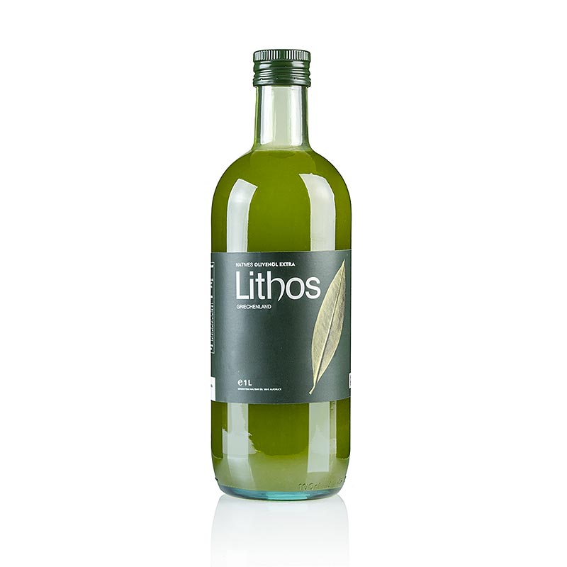 Olio d'oliva , Lithos, raccolta precoce, non filtrato, Peloponneso, 1 l