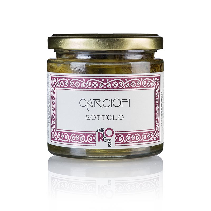 Carciofi sott'olio - Artichauts à l'huile de tournesol, Amerigo, 210 g | Conserves, antipasti | thungourmet