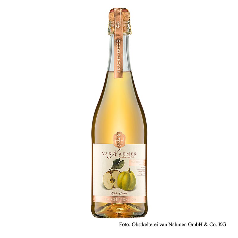 Van Nahmen Apfel-Quitte Fruchtsecco, sans alcool, BIO, 750 ml