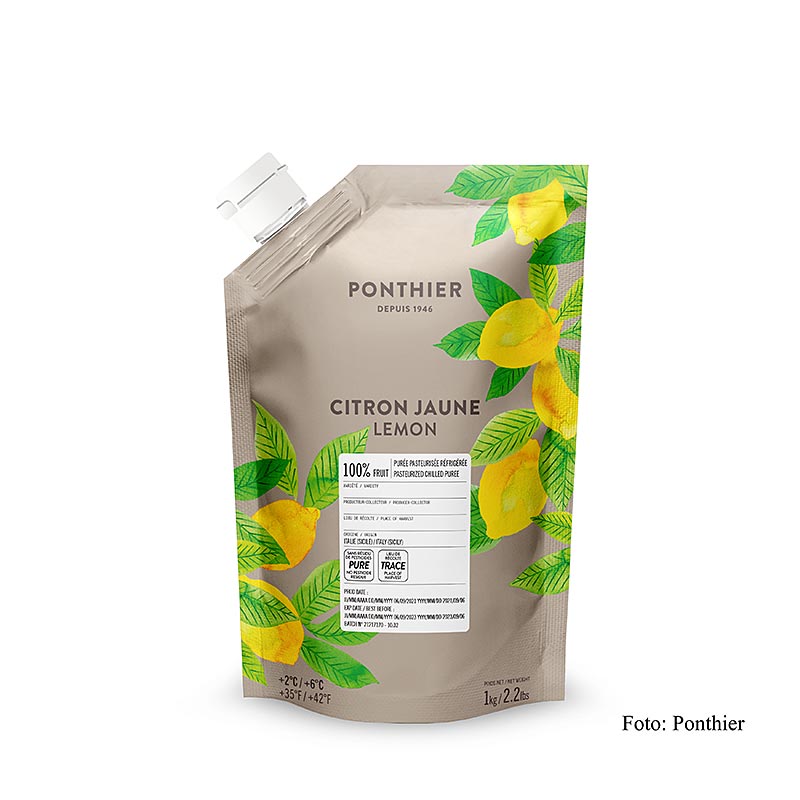 Purea di limoni Ponthier, 100% frutta, 1 kg