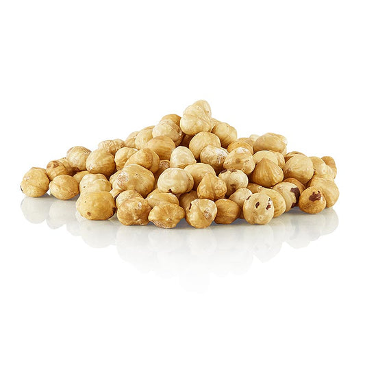 Haselnüsse - Piemont g.g.A.,ohne Haut und geröstet, 14mm, 1 kg