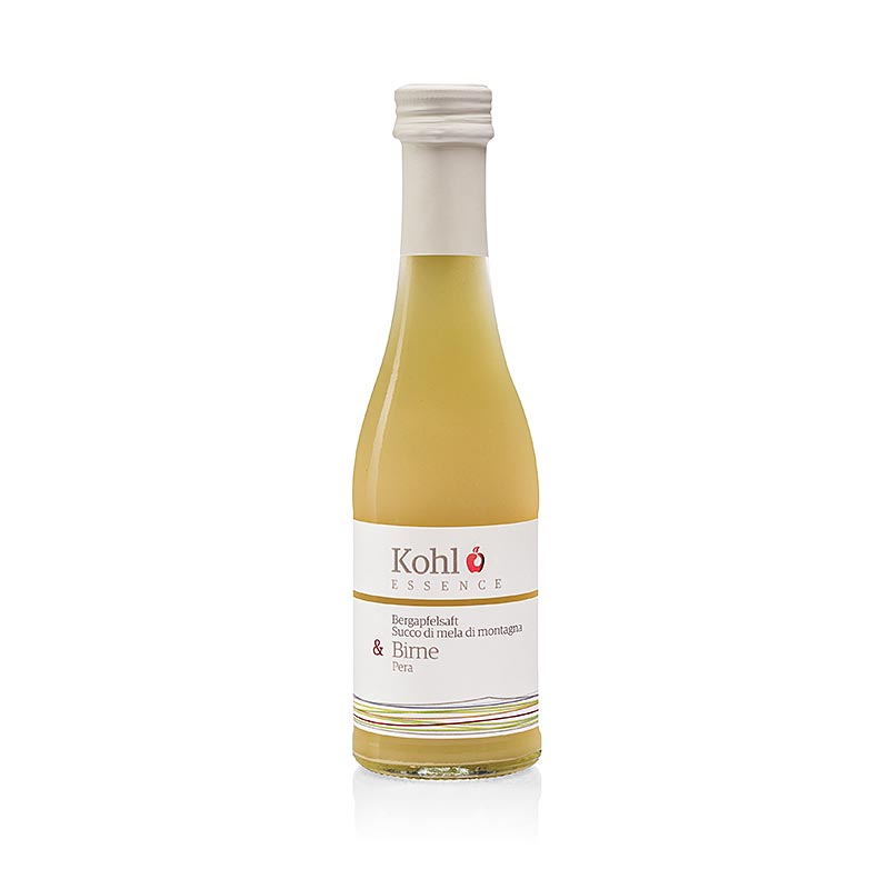 Naturreiner Bergapfelsaft und Birnensaft von Kohl aus Südtirol, 200ml