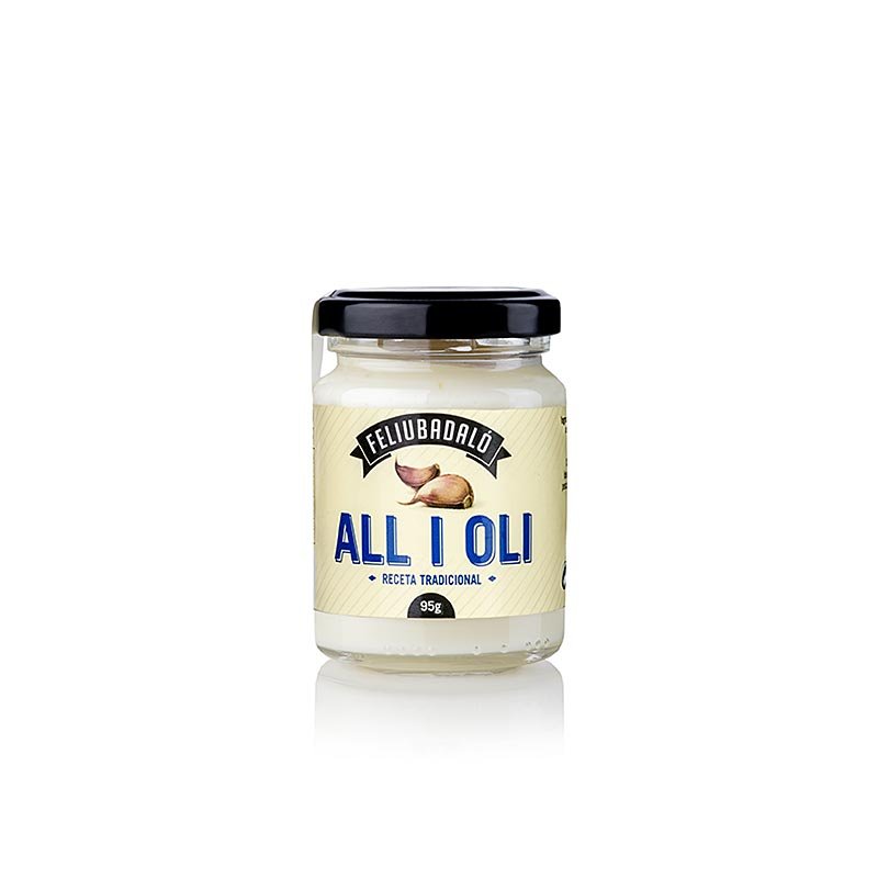 Allioli - Knoblauchcreme, mit Pflanzenöl, Feliubadalo, 95 g | Saucen, Suppen, Fonds | thungourmet