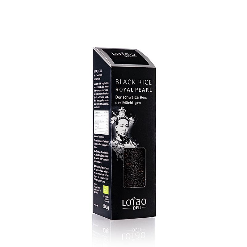 Lotao - Royal Pearl Black, schwarzer Reis, Italien, BIO, 300 g | Reis, Hülsenfrüchte, Nüsse, Maronen | thungourmet