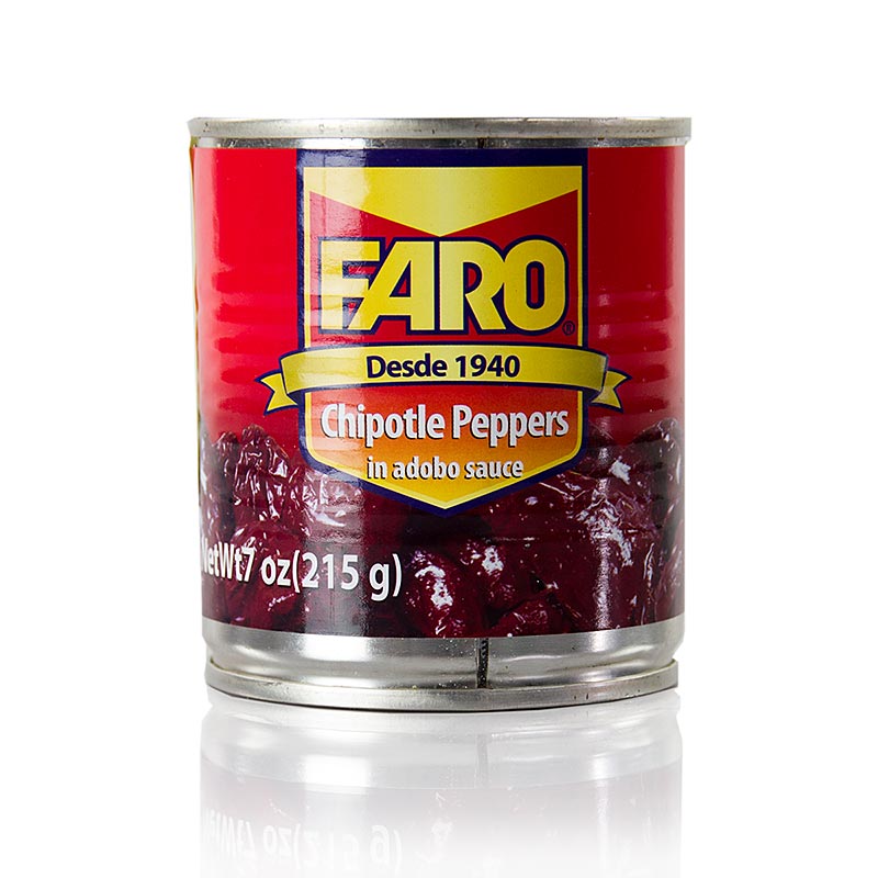 Chili Schoten - Chipotles, geräuchert, in Adobosauce, 215 g | Asia & Ethno Food | thungourmet