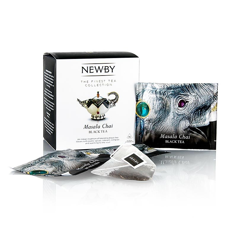Newby Tea Masala Chai, schwarzer Tee, 37,5 g, 15 St | Kaffee, Tee, alkoholfreie Getränke | thungourmet