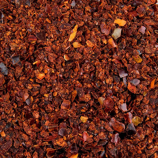 Gewürzgarten Rote Chili Schoten, mild, geschrotet, 2 - 4mm, 90 g | Salz, Pfeffer, Gewürze, Aromen,Trockengemüse | thungourmet