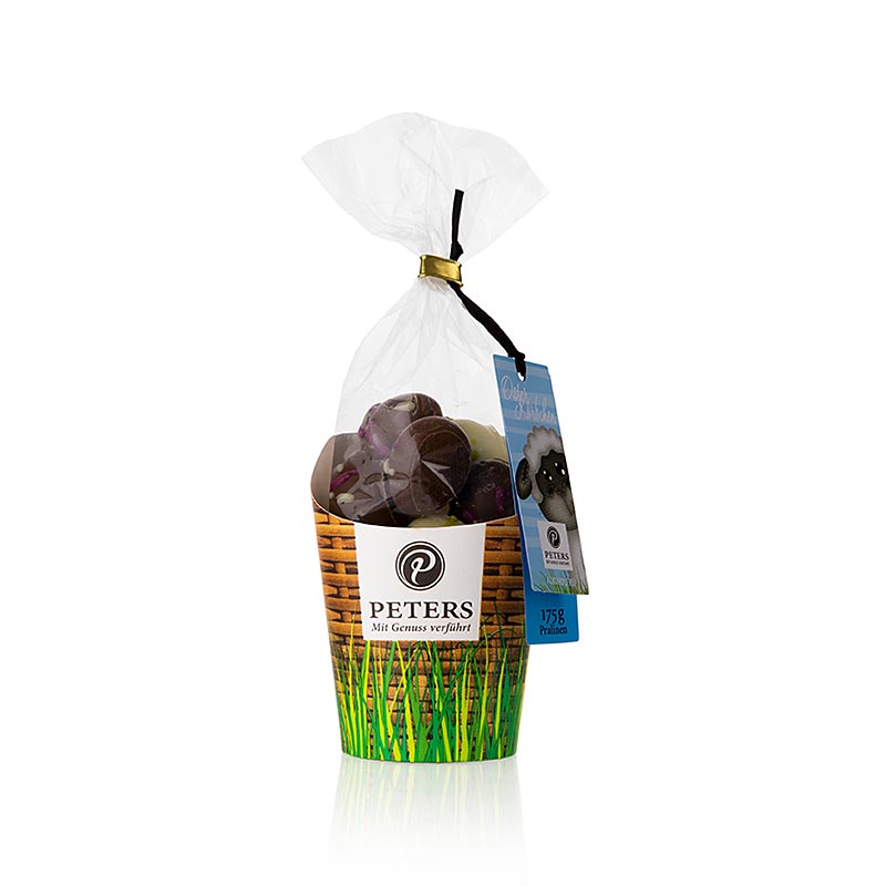 Cioccolatini "Cestino di Pasqua", senza alcool, Peters, 175 g