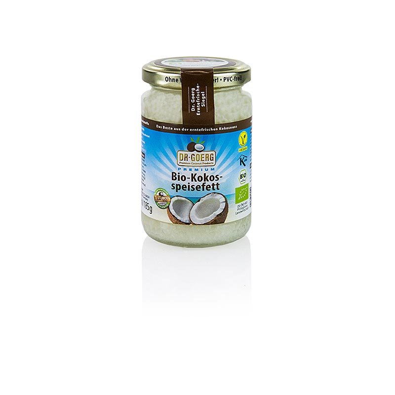 Graisse alimentaire à la noix de coco Dr.Goerg, BIO, 200 ml | Vinaigre & huile | thungourmet