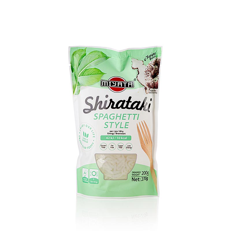 Shirataki Spaghetti Style, à base de racine de konjac, Miyata, 270 g