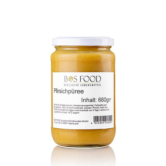 Püree/Mark - Pfirsich, weiß, fein passiert, 680 g