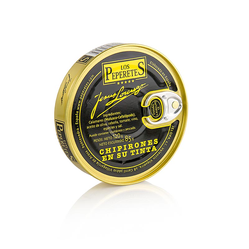 Tintenfischchen, in Tinte - Chipirones en su tinta, Los Peperetes, 120 g