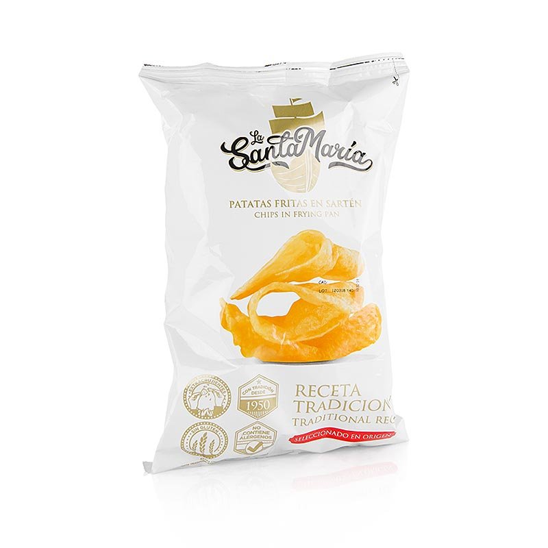 Kartoffelchips - gesalzen, La Santamaria, 140 g | Gebäck, Pralinen, Snacks | thungourmet