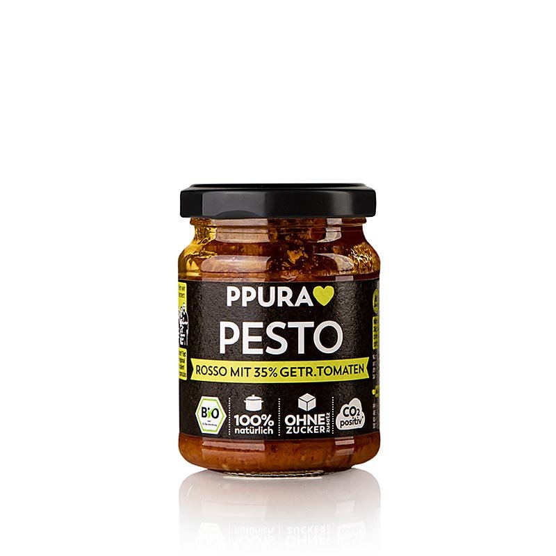 Ppura Pesto Rosso von Salentini Tomaten, BIO, 120 g | Saucen, Suppen, Fonds | thungourmet