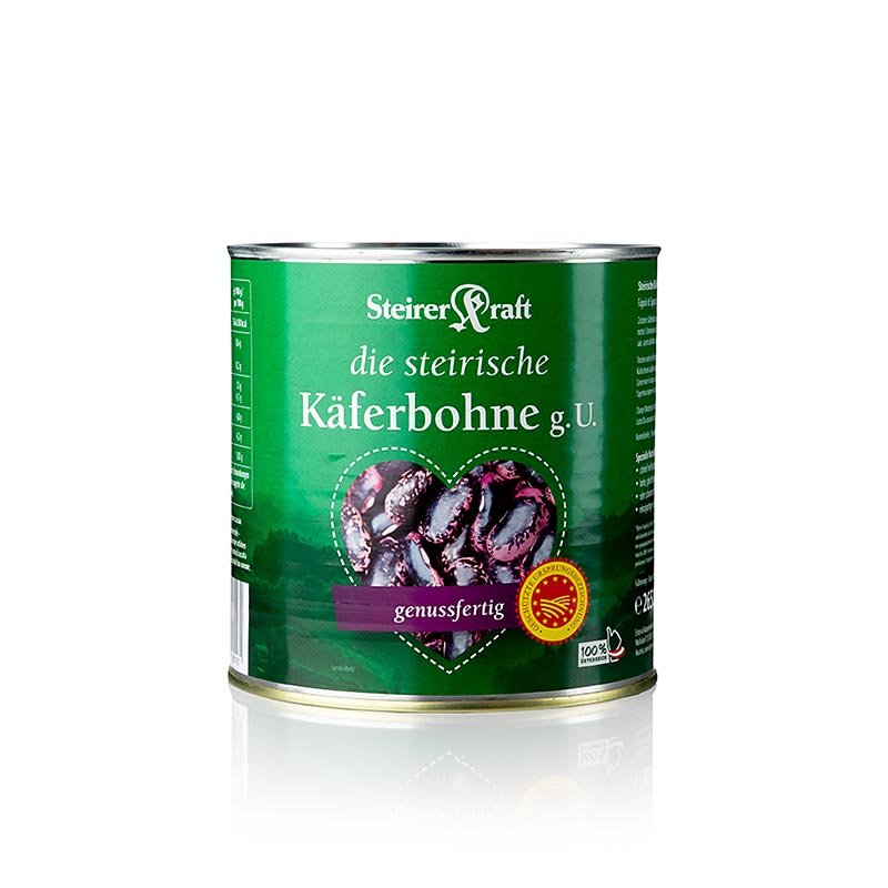 Käferbohne, in Lake (g.U. Steiermark), Steirer Kraft, 2,65 kg | Reis, Hülsenfrüchte, Nüsse, Maronen | thungourmet