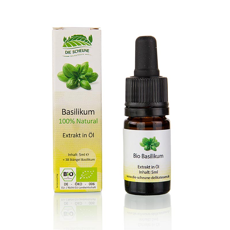 Aroma naturale di basilico, Il Granaio, BIO, 5 ml