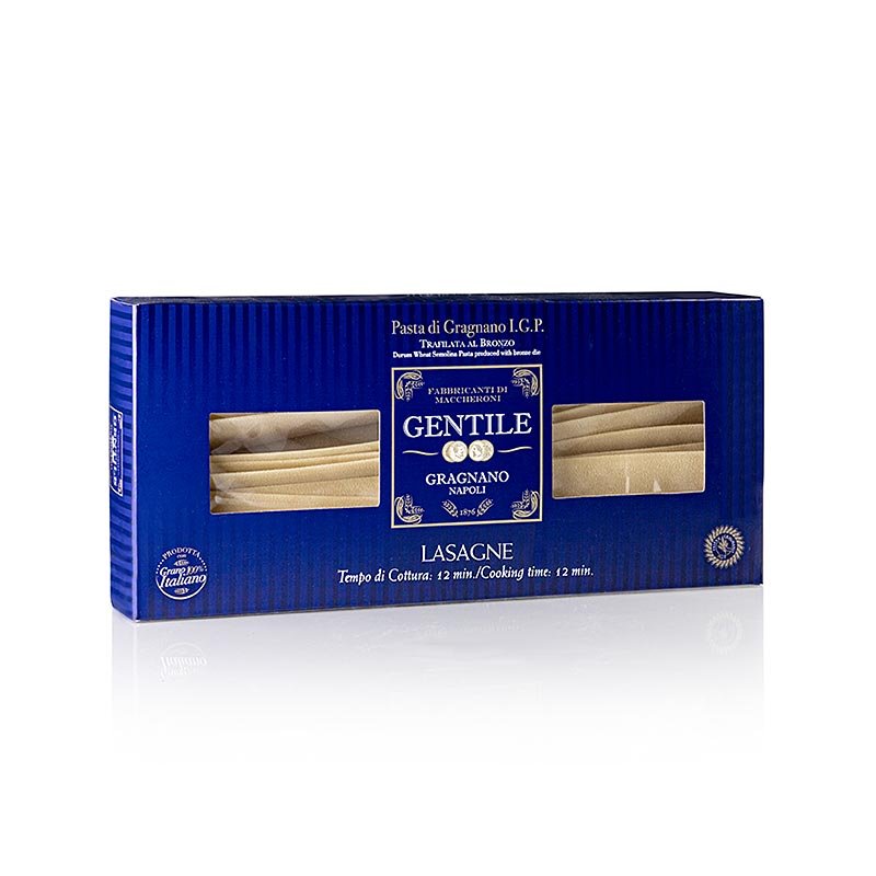 Pastificio Gentile Gragnano IGP - Lasagne Platten, 500 g | Nudeln, Nudel - Produkte, frisch/getrocknet | thungourmet