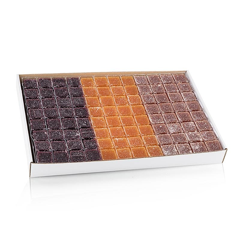 Valrhona "Pate de Fruits", 6 Sorten Fruchtgelees, 1,8 kg, 192 St | Gebäck, Pralinen, Snacks | thungourmet