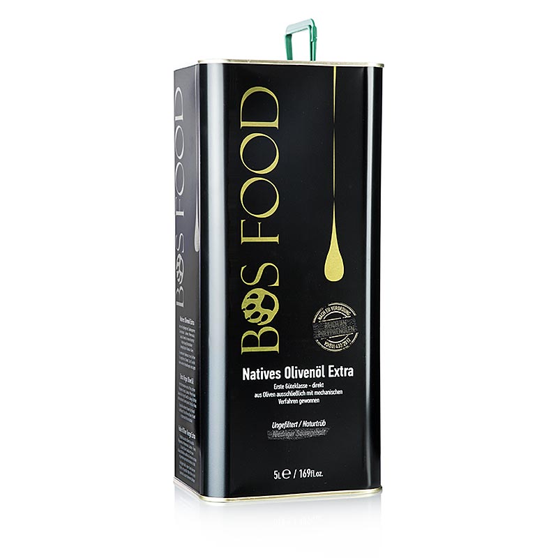 Huile d'olive « BOS FOOD », Grèce, Lakudia, 5 l